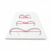 Molde Silicona Mostachos x 3